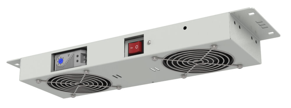 2 fan+ thermostat for Network Cabinet