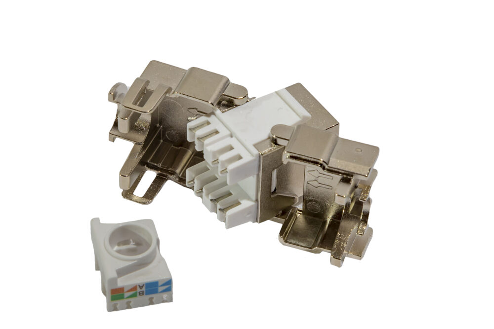 Cat 6A 180° STP Toolless Keystone Jack, 180° - Image 2